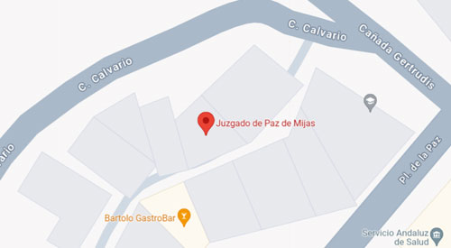 ubicación Registro Civil y Juzgado de Paz de Mijas